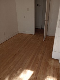 Hard wood floors before